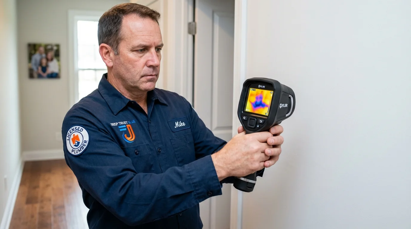 Thermal imaging leak detection by Johns Plumbing LLC in Brillion